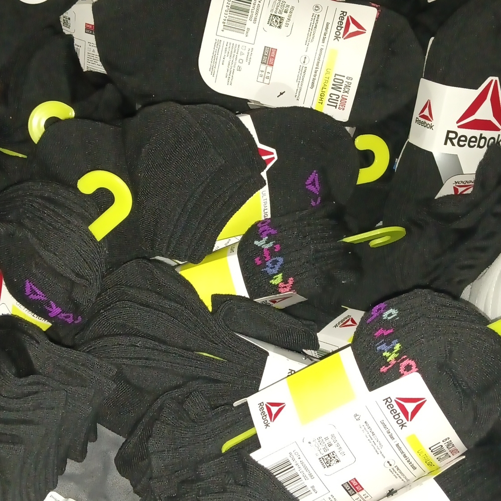 Ladies Rebook socks sold is sets of 2
